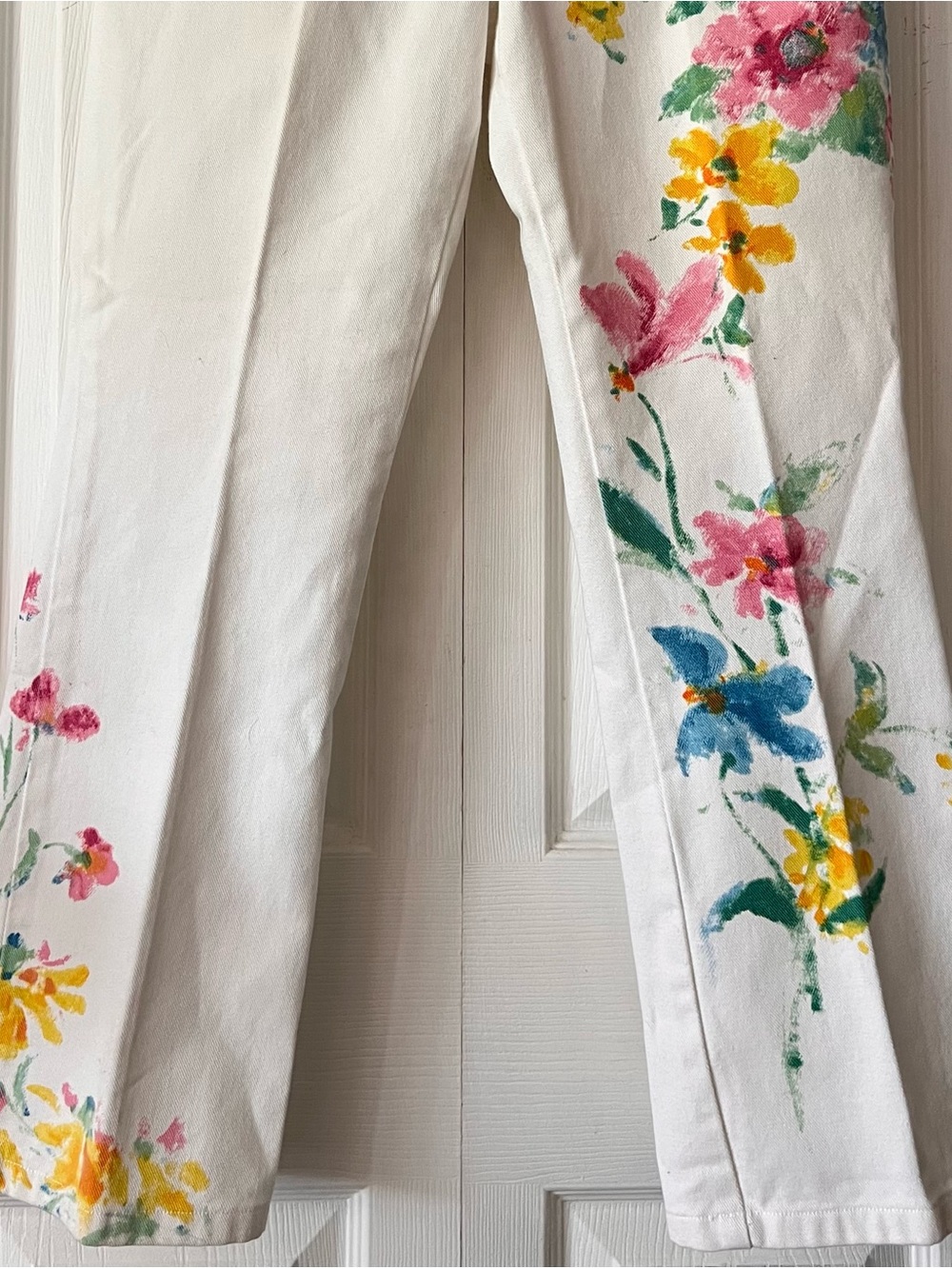 Lauren Ralph Lauren Floral Print Bootcut Jeans - Picture 3 of 6